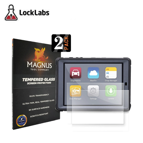 Lock Labs/Magnus - Autel MaxiSys Mini S905 - Tempered Glass Screen Protectors - (2 Pack)