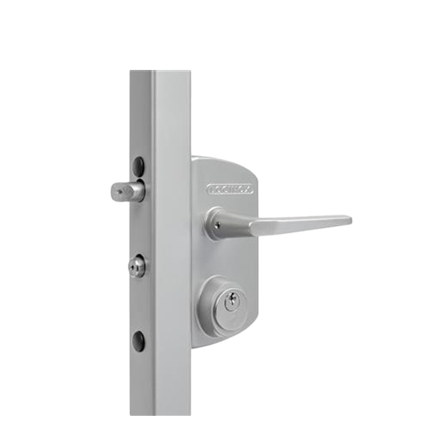 Locinox - LUKY3030J5LZILVGMAM - Mortise - Cylinder Gate Lock - USA - Schlage "C" Keyway - 5 Pin - UHS Hardware