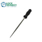 6" Round Impressioning File Cut with Handle - Cut #0 (MK711) (LOCK MONKEY)