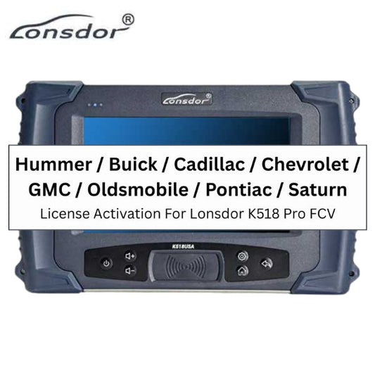 LON-GM-FCV-SUB license activation module for Lonsdor K518 Pro FCV