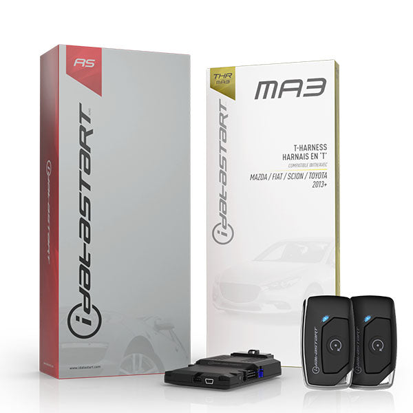 Firstech - iDatastart - Mazda / Toyota / Fiat / Scion - HC1111A / HC2312AC - 1 Button Remote - Optional 1-Way / 2-Way - Keyless Remote Start System Kit - Up to 3000ft - MA3 T-Harness (PREORDER) - UHS Hardware