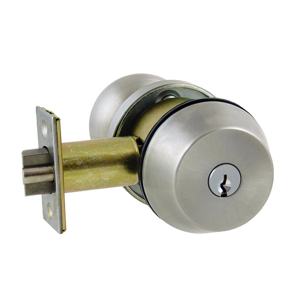 Marks USA -145KK - Cylindrical Cartridge Latch - w/ Turn Piece - 2 3/4" Backset - 32D - Satin Stainless - Grade 1 - UHS Hardware