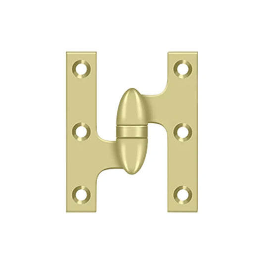 Deltana - 3" x 2-1/2" Hinge - Left Handed - Optional Finish