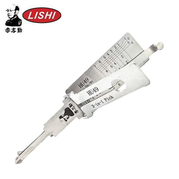 ORIGINAL LISHI - HU49-Keyway VW Audi Porsche / Ignition Door Trunk /2-in-1 Pick & Decoder
