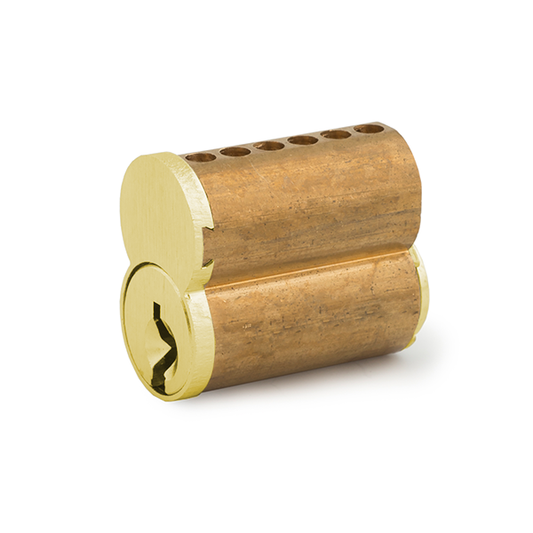 Olympus - 207 - Small Format Interchangeable Cores - Satin Brass - Optional Keyway - Optional Keying - UHS Hardware