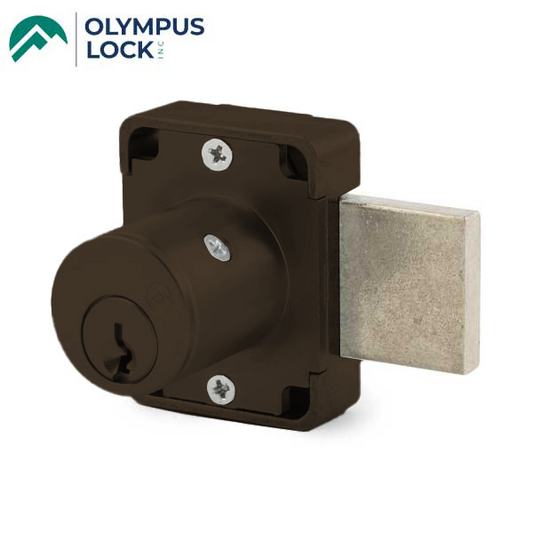 Olympus - 100DR - Deadbolt Door Lock - N Series National - D4291 4-pin - Standard Bolt - Oil Rubbed Bronze - Optional Cylinder Length - Optional Keying - Non Handed - Grade 1 - UHS Hardware