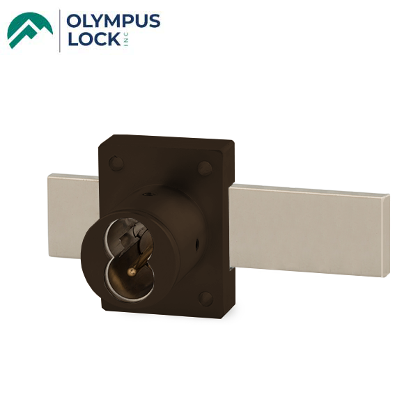 Olympus - 721DR - IC Core Deadbolt Cabinet Door Lock - BEST SFIC - 1-1/4" Cylinder Length - Long Bolt - Oil Rubbed Bronze - Grade 1 - UHS Hardware