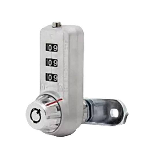 Olympus - 7440 Combi Cam Ultra Series - 5/8" - 3 Dial Dual Access Combination Cam Lock - Chrome