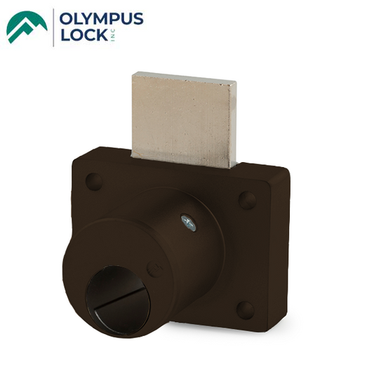 Olympus - 800LC - Cabinet Drawer Deadbolt Lock - Less Cylinder - Schlage Cylinder Compatible - Optional Cylinder Length - Oil Rubbed Bronze - Grade 1 - UHS Hardware