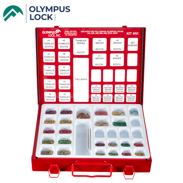 Olympus - R1 - R Series CCL R1 Keyway Pin Kit - R1 Keyway - UHS Hardware