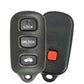 2002-2006 Toyota Camry Solara / 4-Button Keyless Entry Remote / PN: 89742-AA030 / GQ43VT14T (OEM Recase)