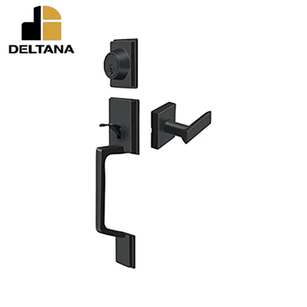 Deltana - Highgate Handleset w/ Zinc Livingston Lever Entry - Optional Finish