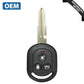 2009-2011 Chevrolet Aveo / 3-Button Remote Head Key / PN: 95960310 / VQQRK960NAT (OEM Recase)