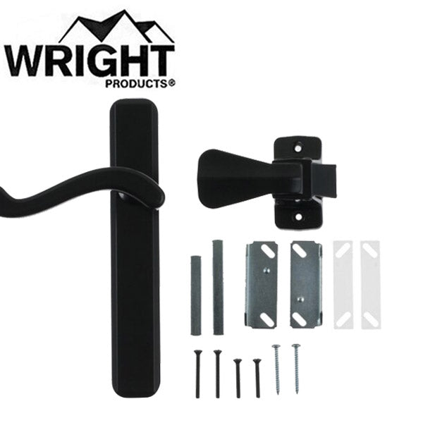 Wright - VBA213 - Bayfield Surface Latch Lever Set - Optional Finish - UHS Hardware