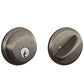 Schlage - B60 - Single Cylinder Deadbolt - Entrance - Distressed Nickel - Schlage "C" Keyway - Keyed Different - Grade 2