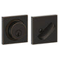 Schlage - B60 - Single Cylinder Deadbolt Lock - Collins Rose - 5-Pin - KD - Antique Bronze - Grade 1