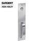 Sargent - 814-PTB - Exit Device Trim - For 80/90 Series Exit Devices - Less Cylinder - Nightlatch - PTB Design - Non Handed - 32D - Stainless Steel