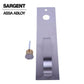 Sargent - 814-PTB - Exit Device Trim - For 80/90 Series Exit Devices - Less Cylinder - Nightlatch - PTB Design - Non Handed - 32D - Stainless Steel