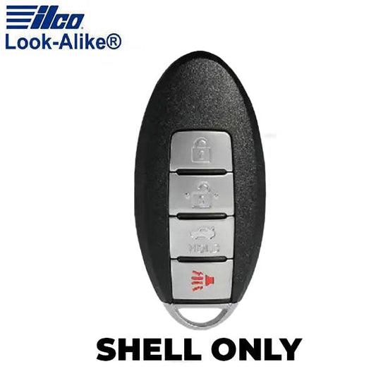 Ilco - 2007-2015 Nissan - NIS-PRX4B1 - 4-Button Smart Remote Key SHELL (AFTERMARKET)