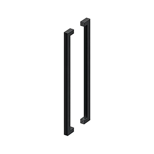 Deltana - 36" Extra Large Contemporary Pull - Back-to-Back - 3" Door Thickness - Optional Finish