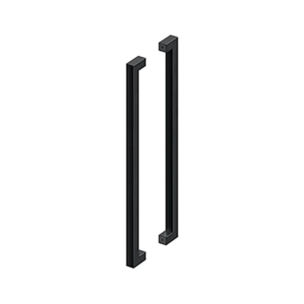 Deltana - 36" Extra Large Contemporary Pull - Back-to-Back - 3" Door Thickness - Optional Finish