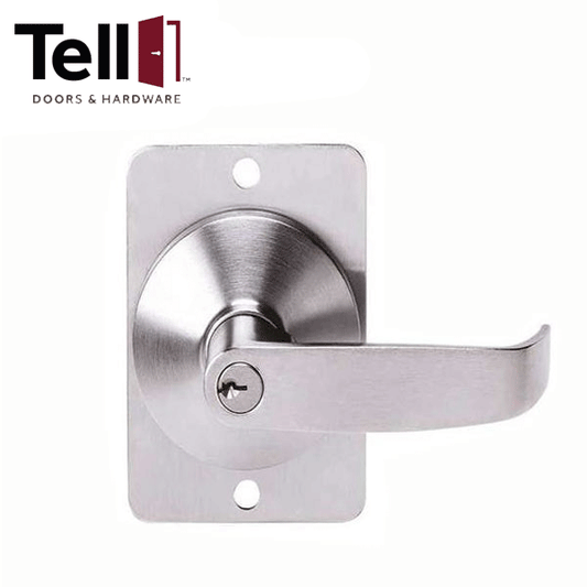 TELL - EX100005 - Entry Lever Trim - Cortland - Entry - Satin Chrome - Grade 1 - UHS Hardware