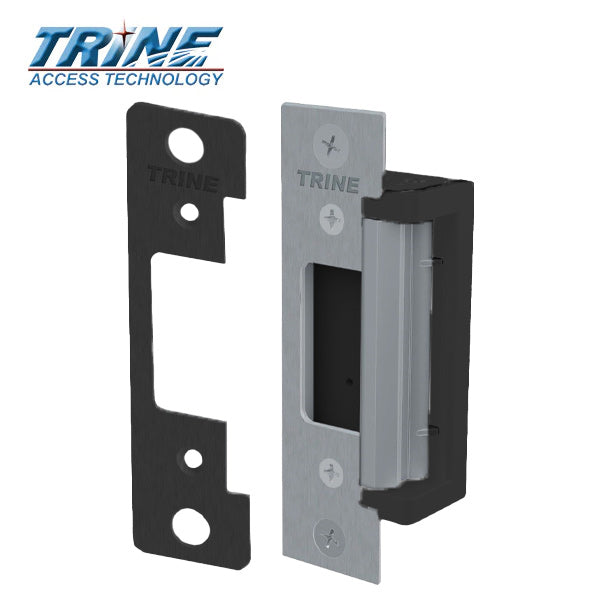 Trine - 4300 -  Electric Strike - 4 Faceplates - Black Finish - Grade 1