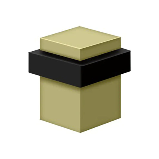 Deltana - Square Universal Floor Bumper 2-1/2" - Solid Brass - Optional Finish