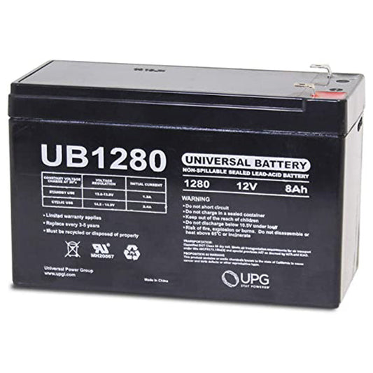 Universal Power Group - UB1280 - 12V Battery Backup 8.0 AH - UHS Hardware