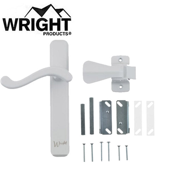 Wright - VBA213 - Bayfield Surface Latch Lever Set - Optional Finish - UHS Hardware