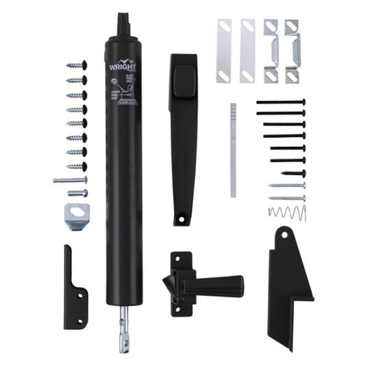 Wright - VLAN - Lanai Door Set - Push Button Latch & Standard Duty Closer with Jamb Bracket - Optional Finish - UHS Hardware