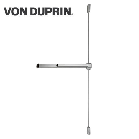 Von Duprin - 2227EO - Surface Mounted Vertical Rod Exit Device - Exit Only - 689 - Aluminum - Grade 1
