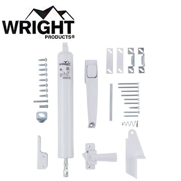 Wright - V1033 - Closer Latch Combo Kit - 90° Opening - Screen / Storm Doors - Optional Finish - UHS Hardware