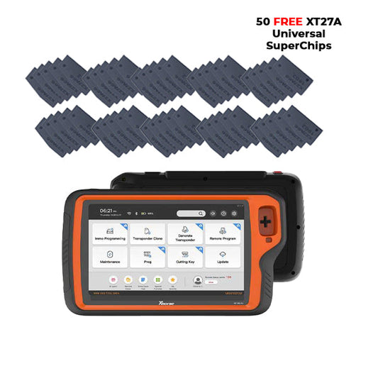 Xhorse - VVDI Key Tool PLUS Tablet - All In One Key Tool - ADVANCED PACKAGE + 50 FREE XT27A Universal Transponder Chips