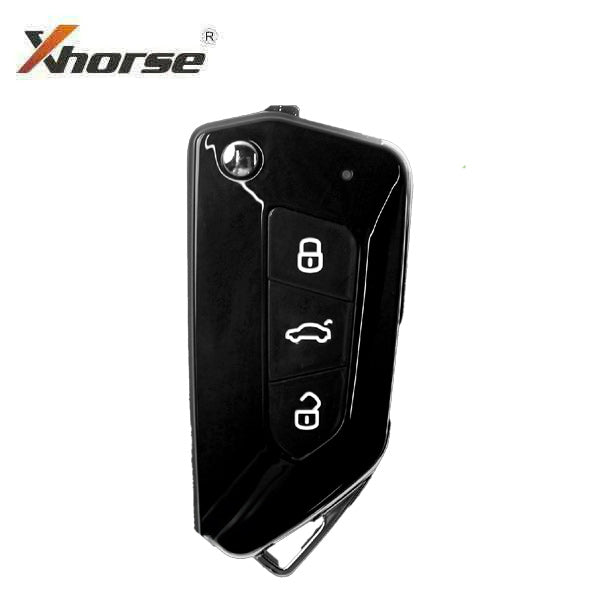 Xhorse - XKGA81EN - GA08 Style - 3-Button Universal Universal Remote Flip Key For VVDI Key Tools (Wired)