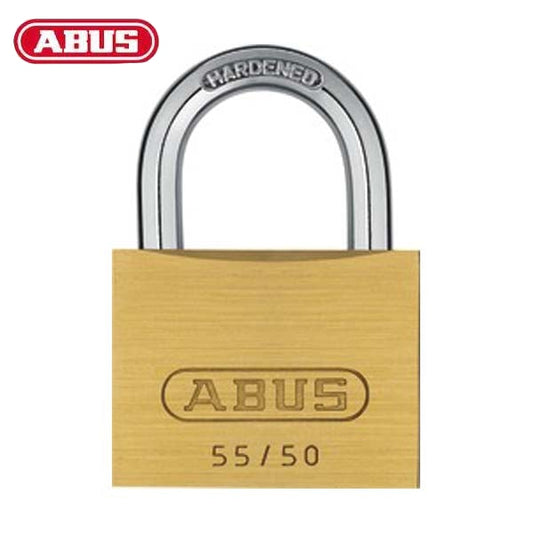Abus - 55426 Padlock Brass 55/50 Optional Keying Locks & Cylinders