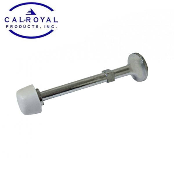 Cal-Royal - RS92 - Cast Rigid Door Stop with Molded Screw - 3" - Satin Nickel - UHS Hardware