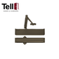 TELL - Heavy Duty Commercial Door Closer - 700 Series - Parallel Arm Bracket - Adjustable Arm - 1-6 - Full Cover - Backcheck - Optional Finish - Grade 1