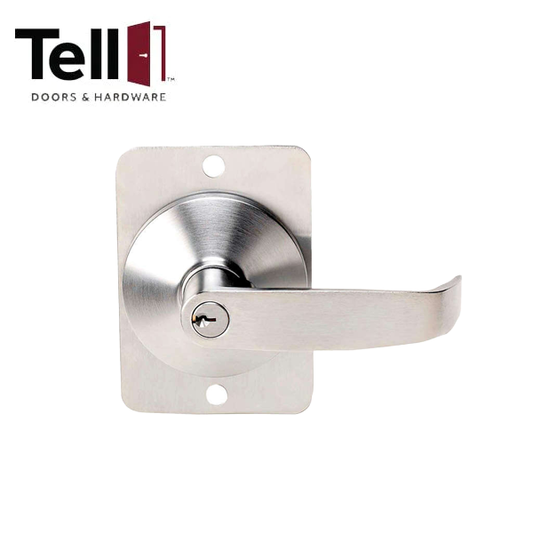 TELL - CTL 881 - Cortland Lever Trim - Entrance Function - Satin Chrome - IC Core - Grade 1