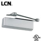 LCN - 4111SHCUSH - Hydraulic Door Closer - Optional Handing - Back Check Function - PA Bracket - Adjustable Size 1-6 - Metal Cover - Aluminum - Fire Rated - Grade 1 - UHS Hardware