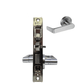 Cal-Royal - NM8453 - NM Series Mortise Lock - Heavy Duty - Entrance - Right Handing - SS Escutcheon - 2 3/4" Backset - Satin Chrome - Fired Rated - Grade 1