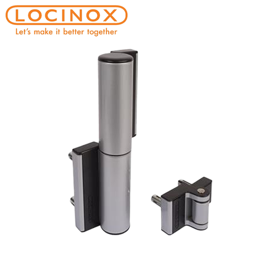 Locinox - Tiger Zilv - 180° - Compact Hydraulic Gate Closer and Hinge - Up to 165lbs - UHS Hardware
