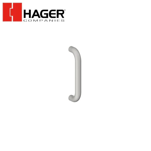 Hager - 4J - Round Wrought Door Pull - Satin Stainless Steel