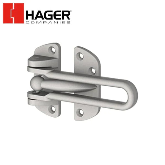 Hager - 1412 - Door Guard - Satin Chrome