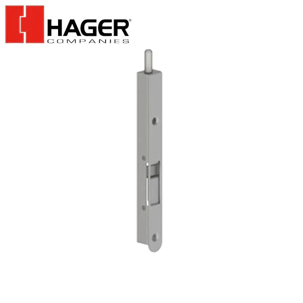 Hager - 1416 - Single Route Flush Bolt - 6 3/4" - Optional Finish