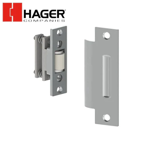 Hager - 1443 - Roller Latch with ASA Strike - Satin Chrome