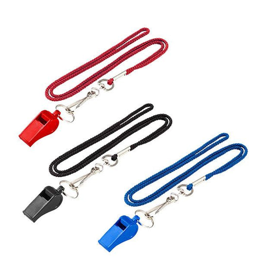 LuckyLine - 42201 - Lanyard with Whistle - Assorted - 1 Pack - UHS Hardware