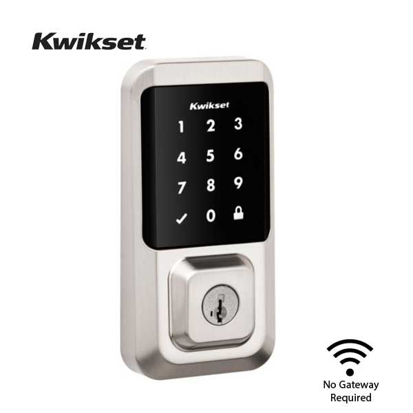 Kwikset - Halo 939 - Electronic Touchscreen Deadbolt - WiFi - SmartKey Technology - 15 - Satin Nickel - UHS Hardware