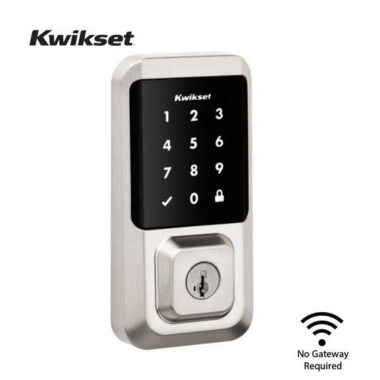 Kwikset - Halo 939 - Electronic Touchscreen Deadbolt - WiFi - SmartKey Technology - 15 - Satin Nickel - UHS Hardware