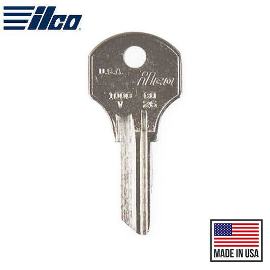 1000V-CO26 CORBIN Key Blank -  ILCO - UHS Hardware